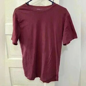 dark blush, pink  crewneck shirt from fashion nova, nova men